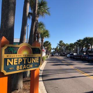 City of Neptune Beach Welcome Sign