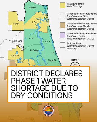 Duval County Under Phase 1 Watering Restriction
