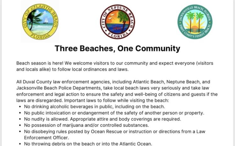 Beach rules