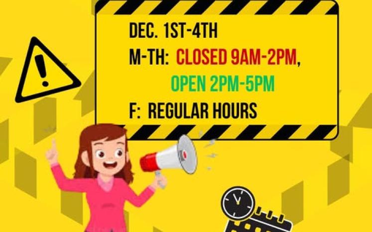 Planning Dept. hours